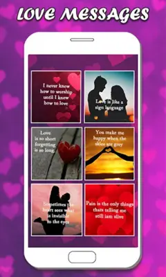 Love Messages - Text, SMS android App screenshot 3